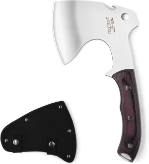 JXE JXO Hatchet, 9.4" Full Tang Camp Hatchet Bushcraft and Camping Gear - with Nylon Sheath