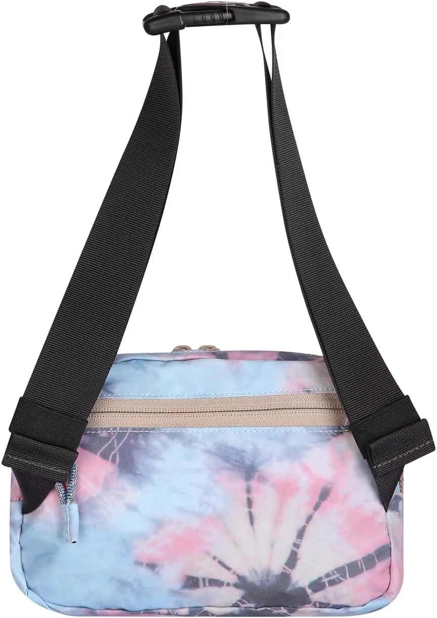 KAVU Half Pint Packable Belt Bag with Adjustable Straps - Spiral Tie Dye