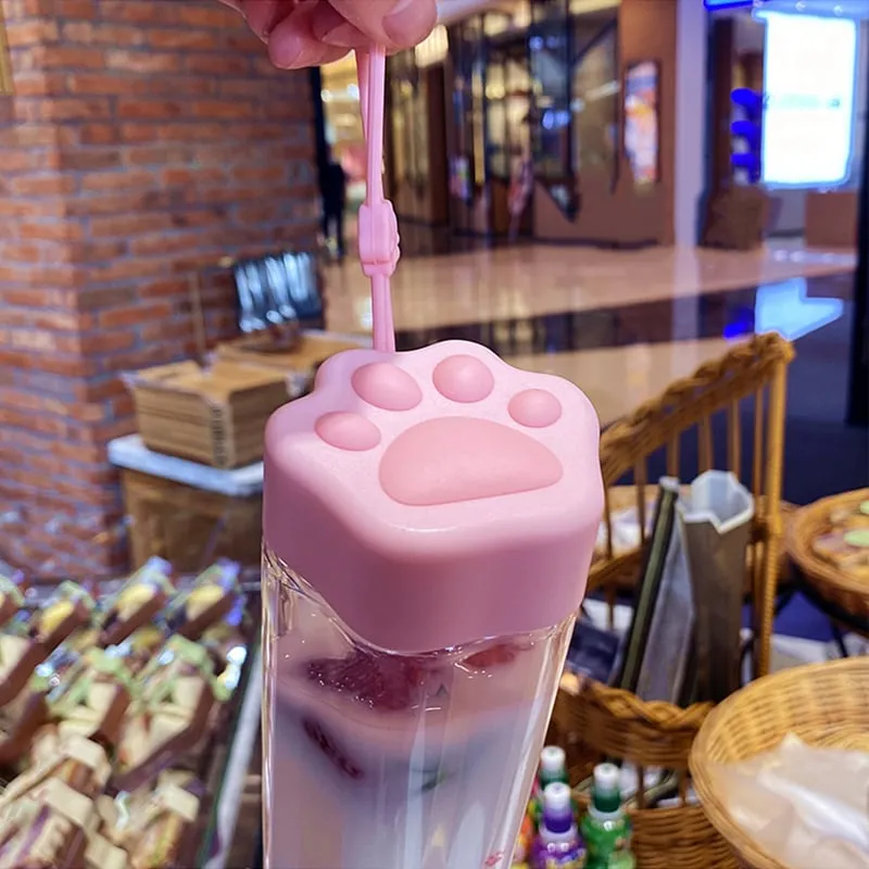Kawaii Cat Paw Drinking Bottle