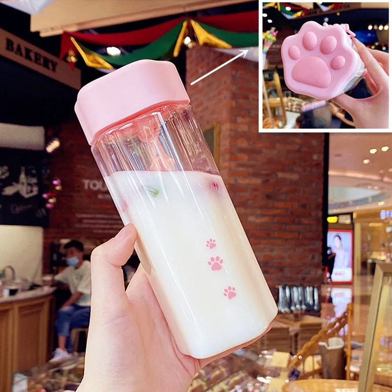 Kawaii Cat Paw Drinking Bottle