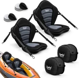 Kayak Seats with Back Support for Sit on Top, Universal Paddle Board Seat for Inflatable Paddleboard, Sup, Canoe