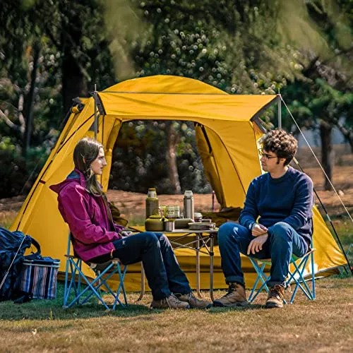 KAZOO Large 4 Person Camping Tent Outdoor Waterproof