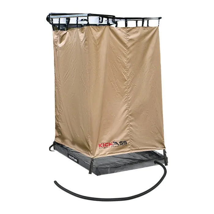 KickAss Shower Tent & Shower Base Bundle