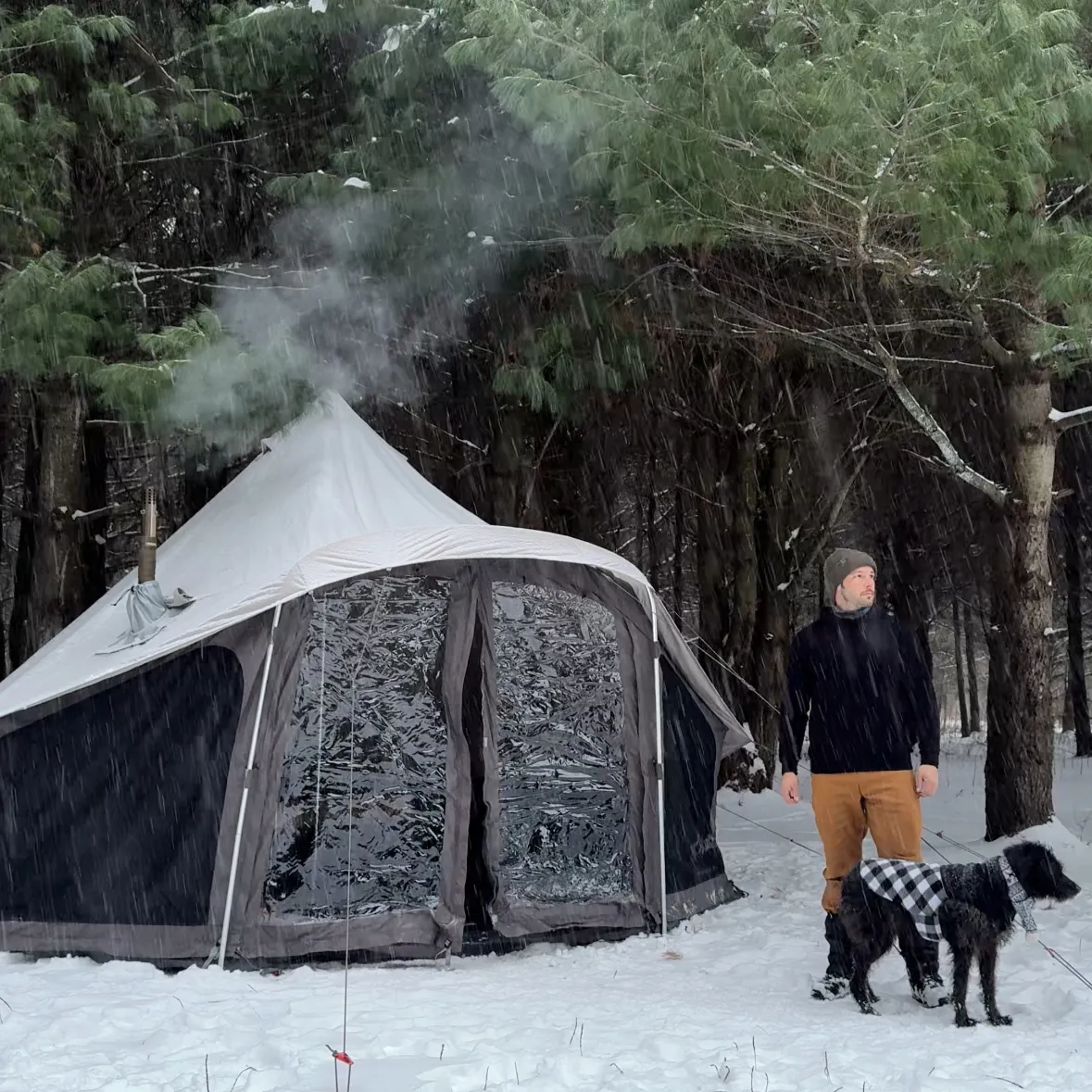 KingCamp KHAN LIGHT 500 Canvas Bell Tent