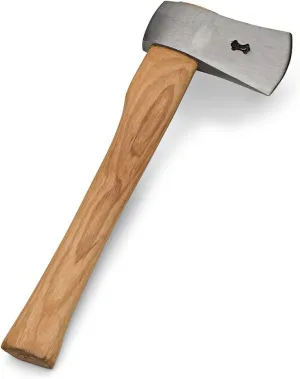 Kings County Tools Swiss Army Camping Axe | 15-1/2” Hardwood Handle | Easy to Carry and Use | Perfect Campfire & Kindling Tool