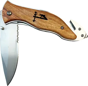 Knife - Rosewood Liner Lock Knife - Lineman - 138