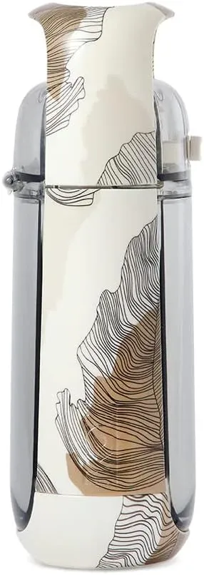 KOR One Planet 13.5oz Tritan Water Bottle with Lid Safety Lock, One Click Open Cap and Ergonomic Carry Handle - Features Unique Water-Dipped Designs Inspired by Nature