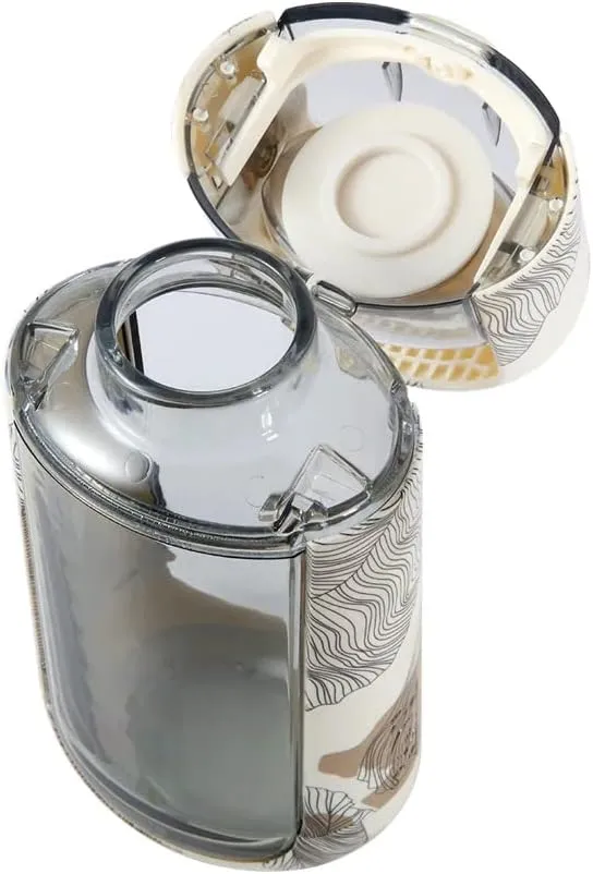 KOR One Planet 13.5oz Tritan Water Bottle with Lid Safety Lock, One Click Open Cap and Ergonomic Carry Handle - Features Unique Water-Dipped Designs Inspired by Nature