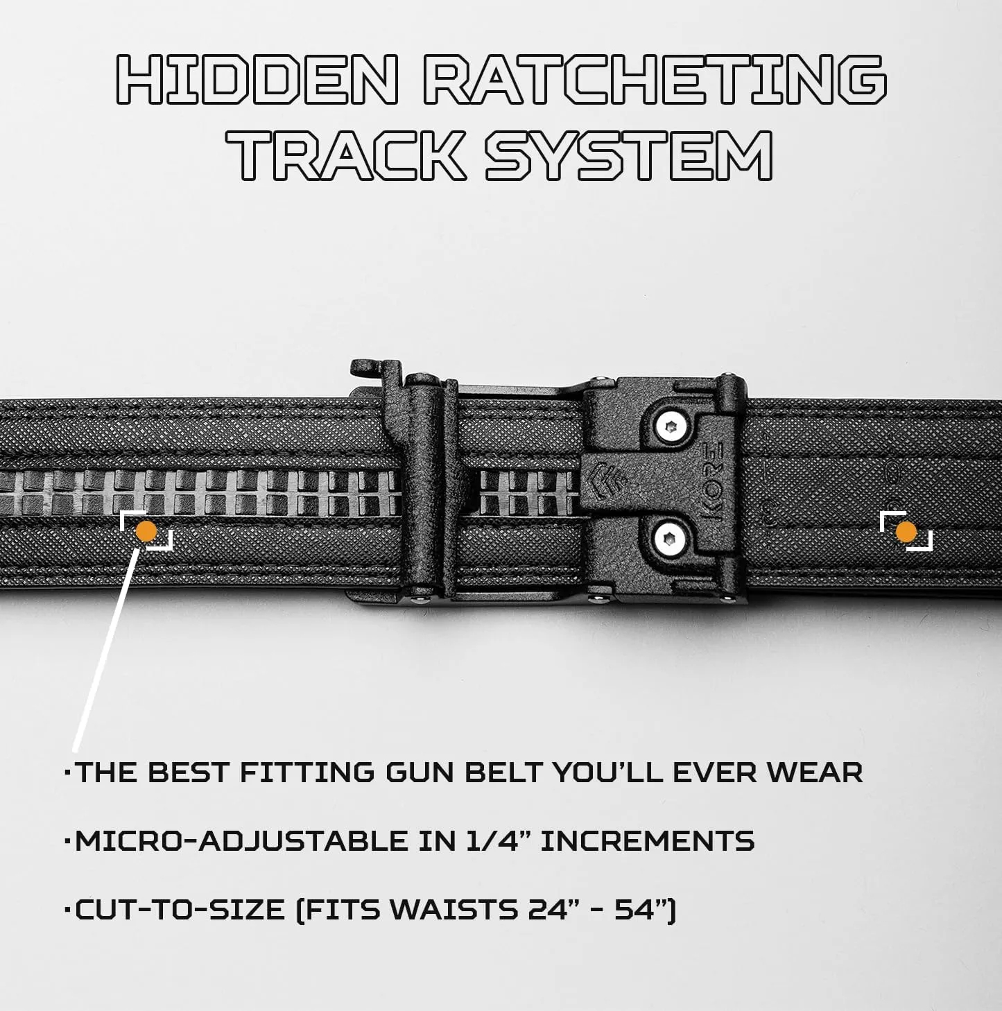 KORE Tactical Gun Belt | X7 Buckle & Reinforced Tactical Belt