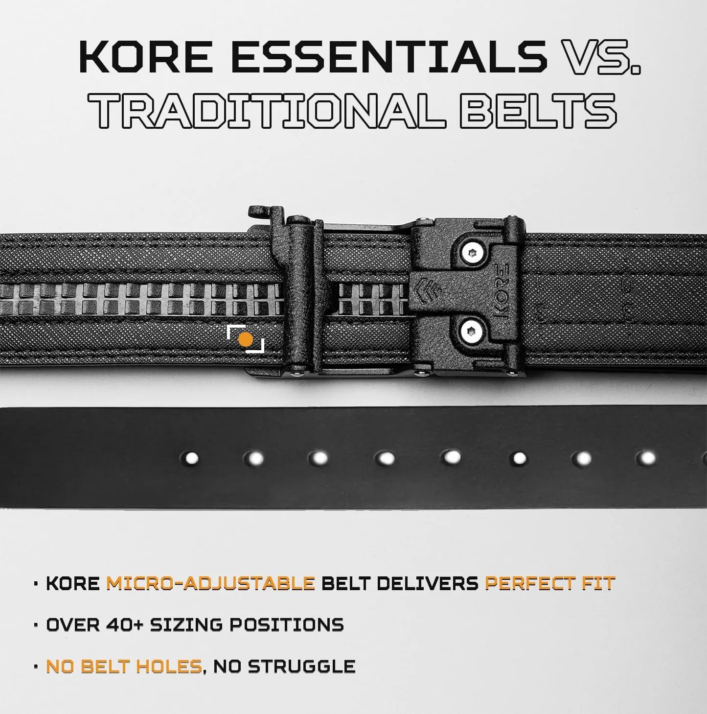 KORE Tactical Gun Belt | X7 Buckle & Reinforced Tactical Belt