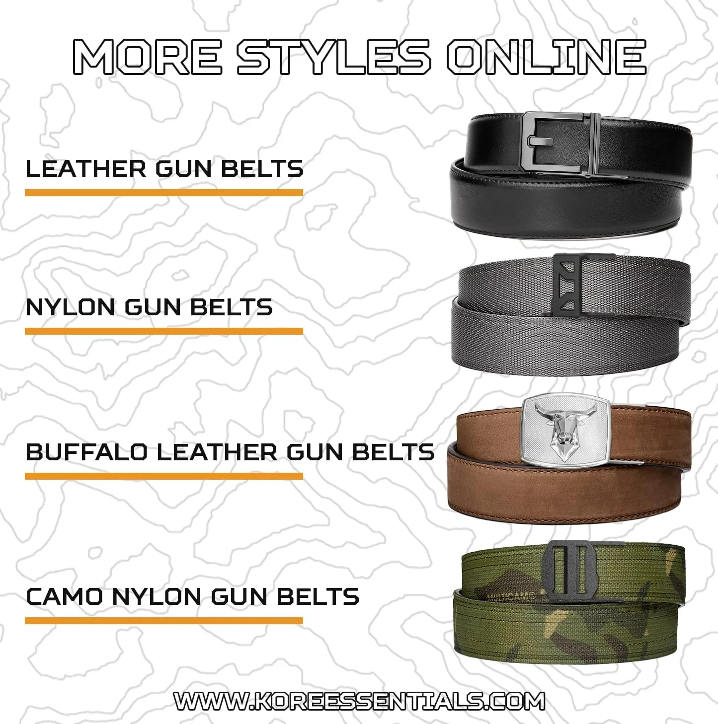 KORE Tactical Gun Belt | X7 Buckle & Reinforced Tactical Belt