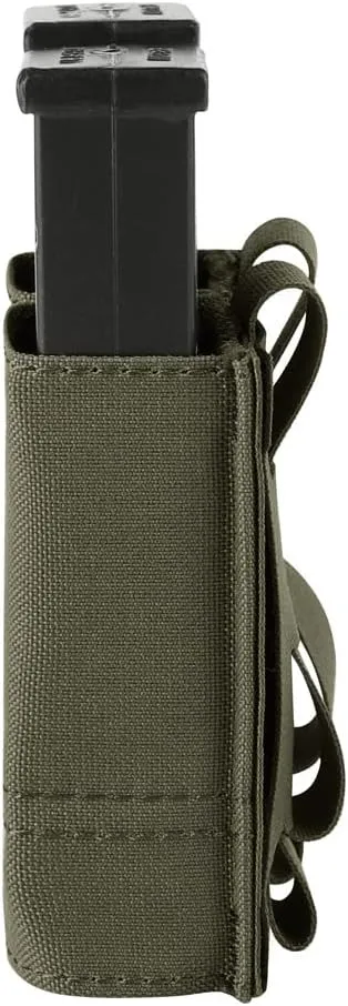 KRYDEX Single/Double Pistol Mag Pouch, Nylon Magazine Pouch 9mm with Quick Release Magazine Pouch Insert