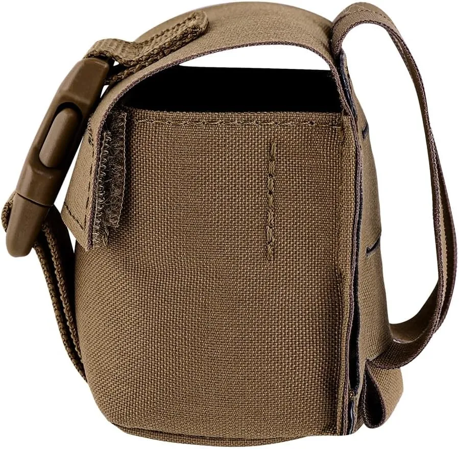 KRYDEX Tactical Molle Single Frag Grenade Pouch Small Tool Bag for Duty Belt MOLLE Vest and Backpack
