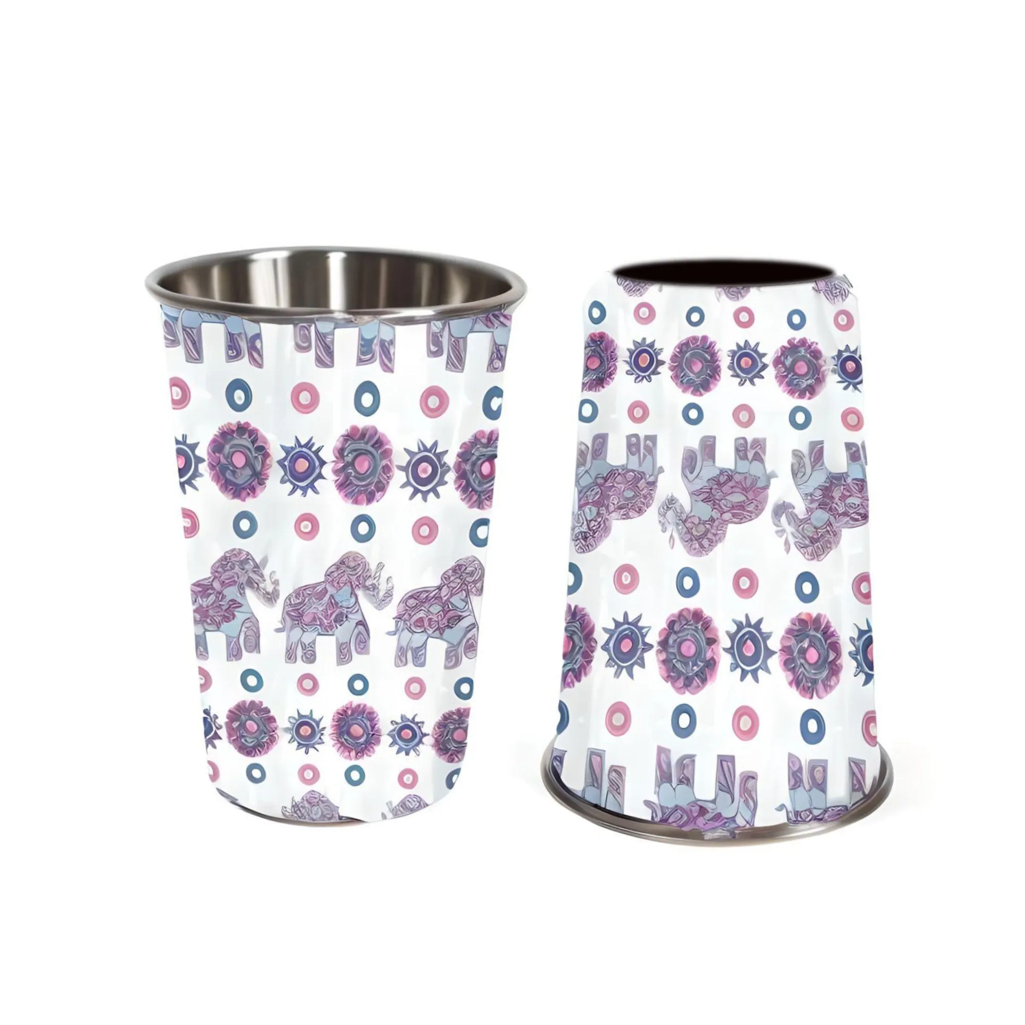 LA' FORTE Premium Stainless Steel Bottle & 02 Tumbler Set ( Water Bottle X 1000 ml ; 02 Glasses X 250 ml each)