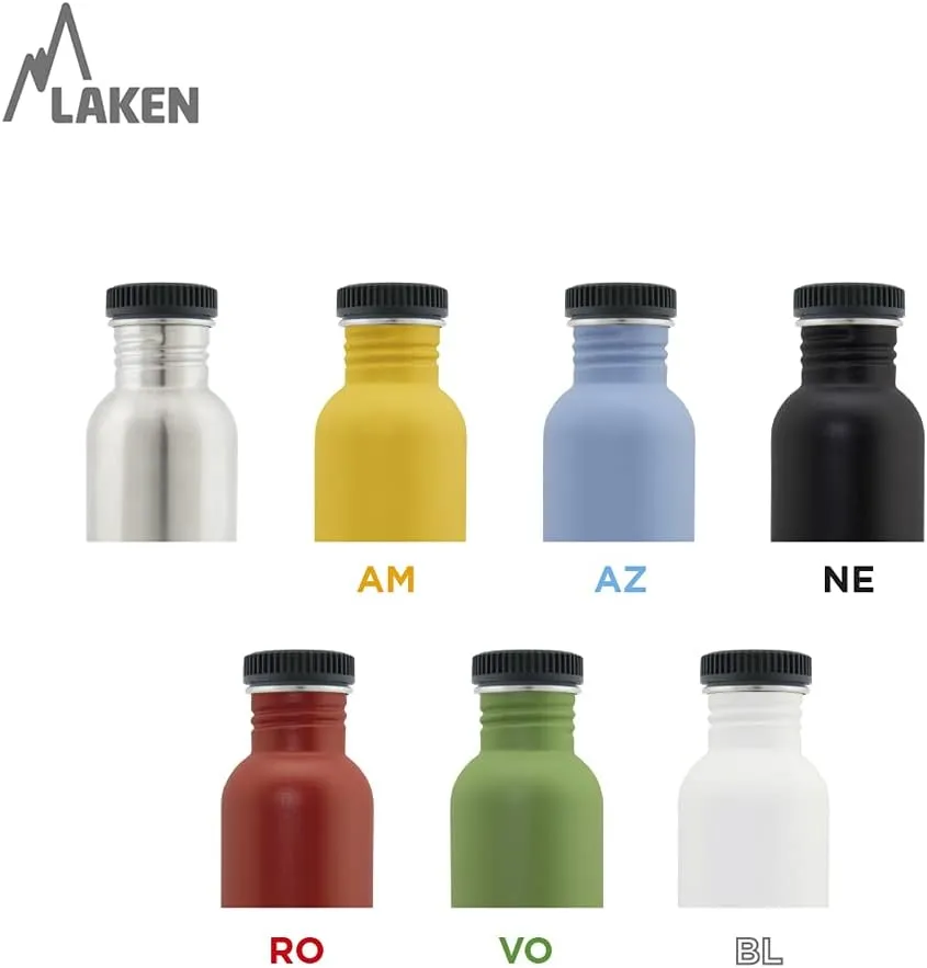Laken Basic Steel - Stainless Steel Kids Water Bottle