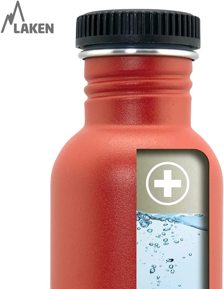 Laken Basic Steel - Stainless Steel Kids Water Bottle