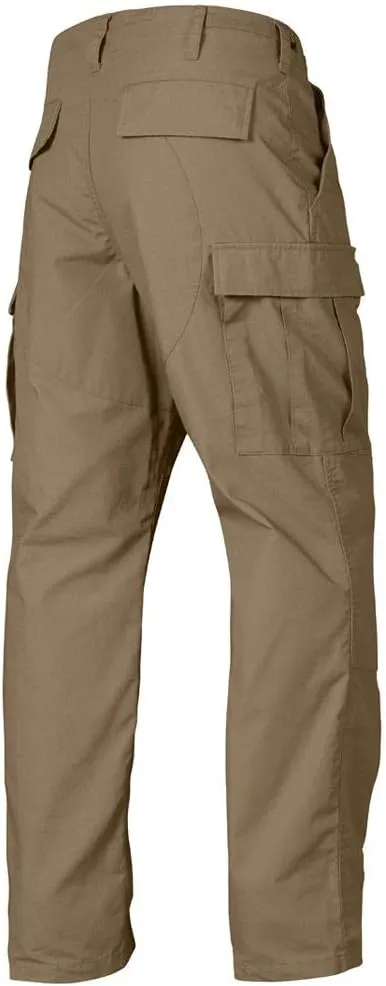 LAPG BDU Pants for Men, 6 Pocket Design BDU Tactical Cargo Pants, Lightweight Cotton Rip-Stop Fabric Pants