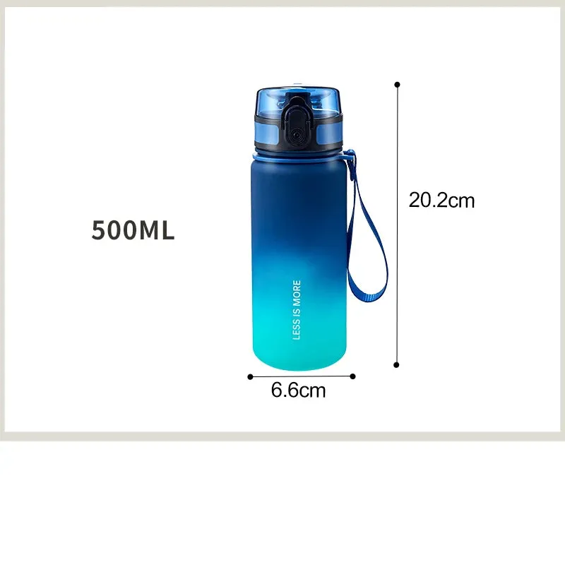 Large Capacity Leak-Proof Plastic Water Bottle