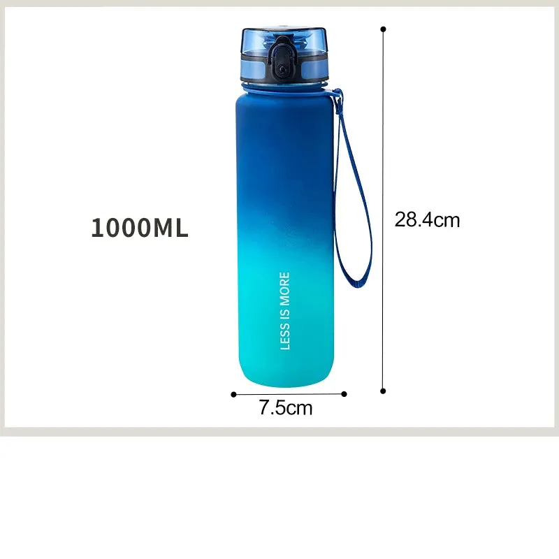 Large Capacity Leak-Proof Plastic Water Bottle