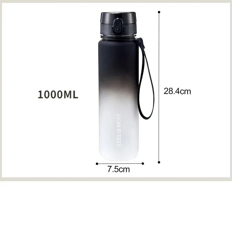 Large Capacity Leak-Proof Plastic Water Bottle