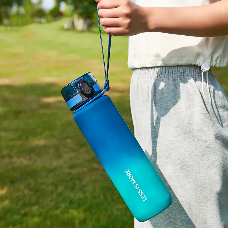 Large Capacity Leak-Proof Plastic Water Bottle