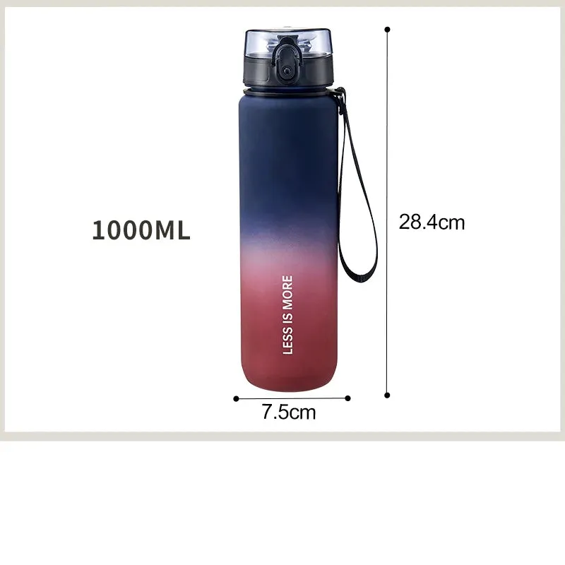 Large Capacity Leak-Proof Plastic Water Bottle