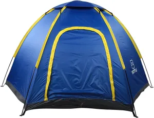 Large Space Camping Tent with Groundsheet, Resistant, Mesh Window for Ventilation