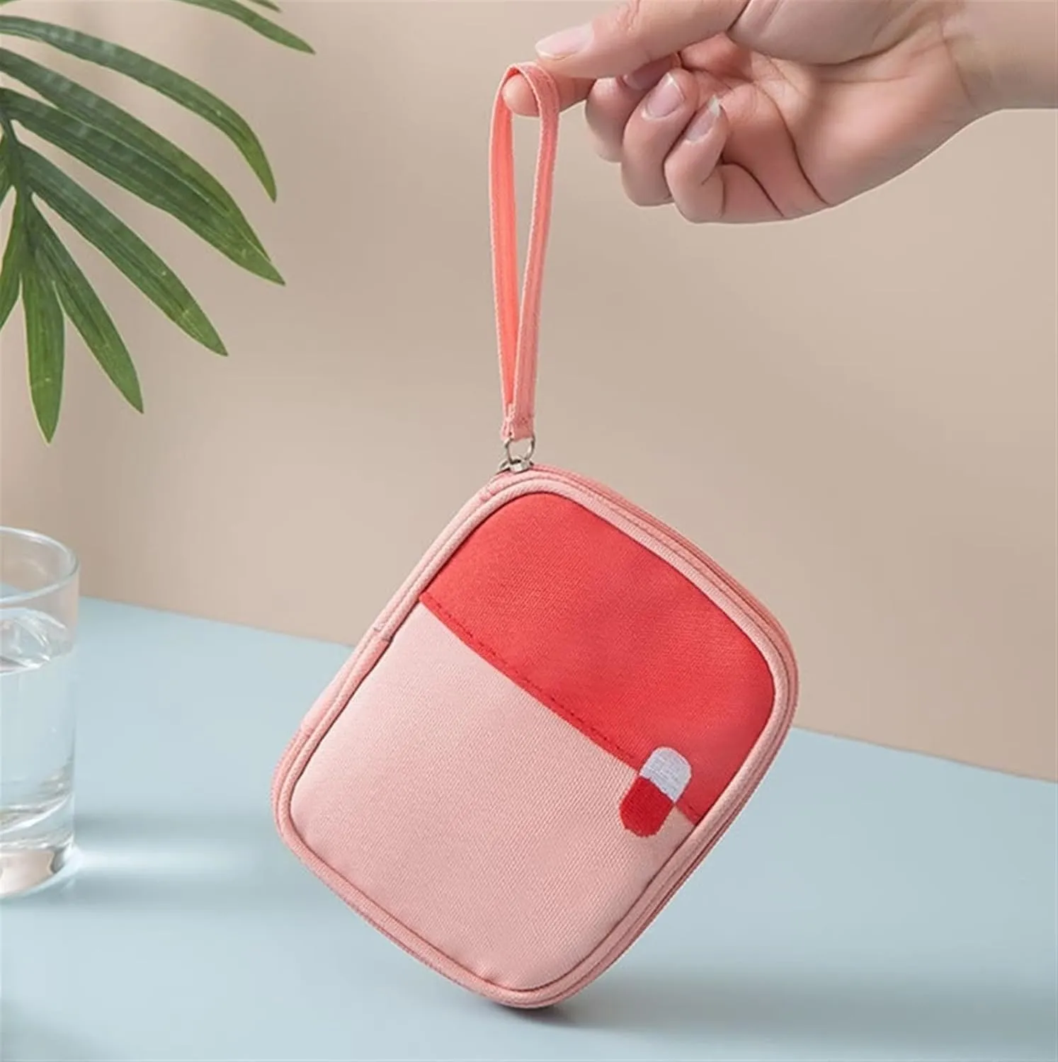 Large/mini Capacity Medicine Storage Bag,Portable Mini First Aid Pouch Medical Kit Home First Aid Kit Survival Bag Emergency Bag Travel Medicine Bag Double Handy Pills Pocket for Car,Travel Home(Grey,