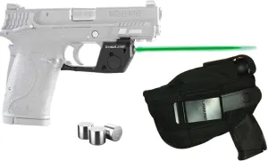 Laser Kit for S&W Smith-Wesson® Equalizer, Shield™ EZ® 380 and 9mm, M&P22 Compact w/Holster, Touch-Activated ArmaLaser TR28G (TR28GS / TR28-G) Green Laser Sight