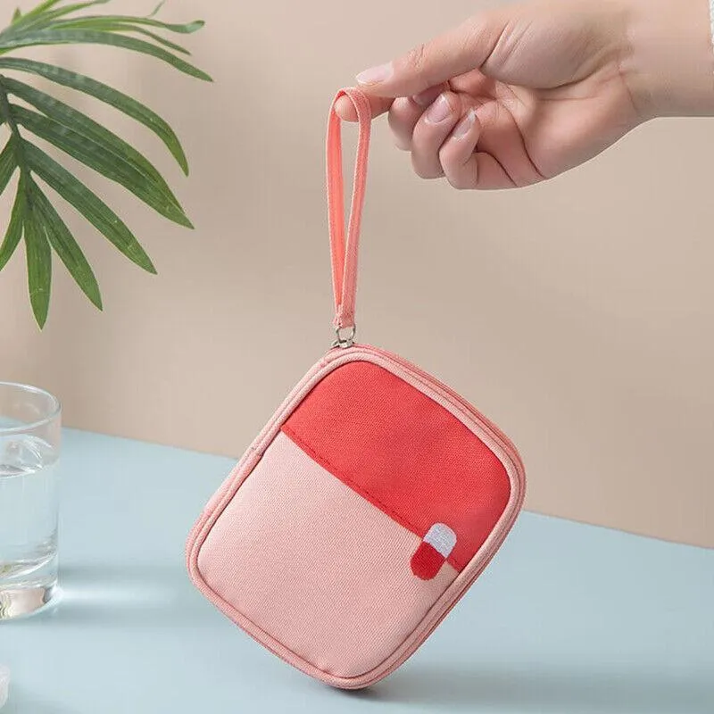 Layered Large-Capacity Thickened Medicine Box Aid Kit Safety Kit Storage Bag Au