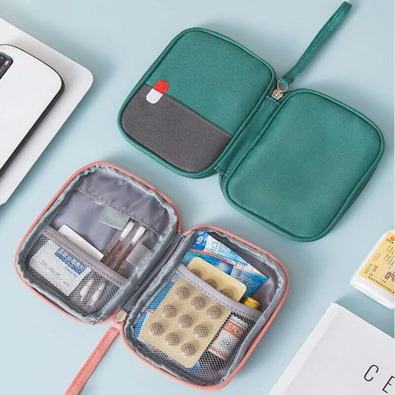 Layered Large-Capacity Thickened Medicine Box Aid Kit Safety Kit Storage Bag Au