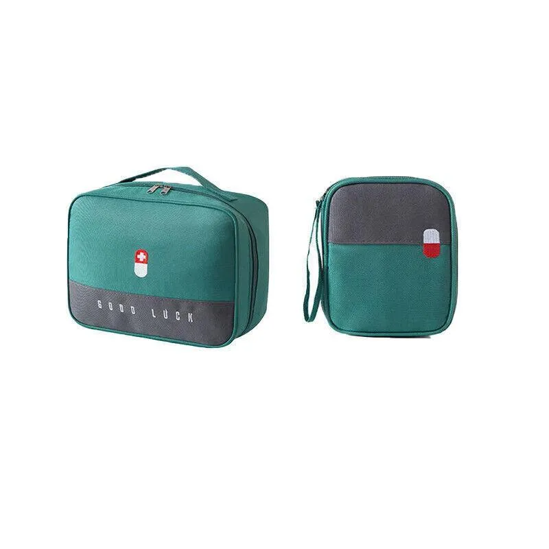 Layered Large-Capacity Thickened Medicine Box Aid Kit Safety Kit Storage Bag Au