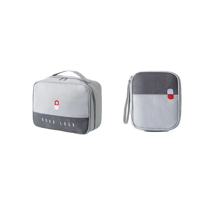 Layered Large-Capacity Thickened Medicine Box Aid Kit Safety Kit Storage Bag Au