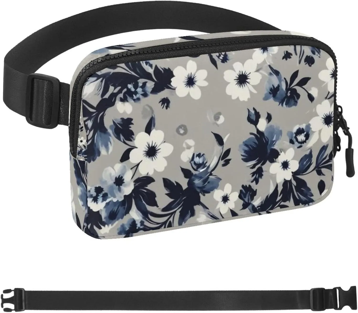 Leaf Art-508 Crossbody Fanny Pack for Men&Women,Belt Bag for Travel Casual Walking Running Hiking Cycling