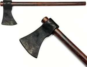 Leather Unlimited Throwing Axe with Hardwood Handle - Professional Competition Throwing Ax Hawk for Camping Blackpowder