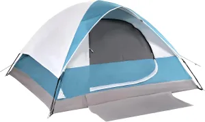LET'S CAMP 2 Person Backpacking Tent,Portable Lightweight Waterproof Windproof Easy Setup Backpacking Tent,Great for Camping Hiking Mountaineering