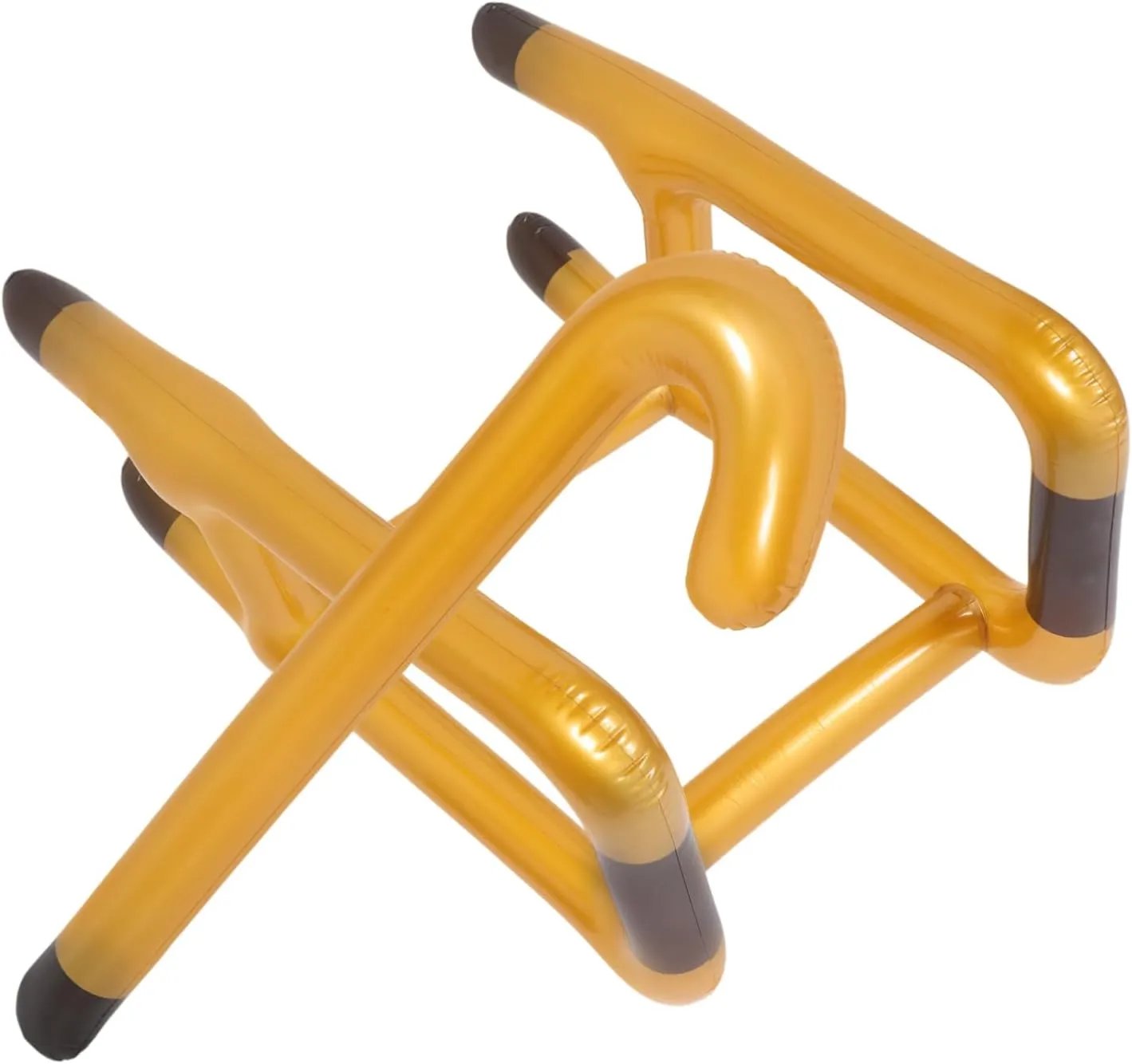 LIFKOME 2pcs Inflatable Crutch Toys Fun Walking Stick Playthings for Halloween Parties Easy to Inflate Leak Design for Decorations Poolside Activities