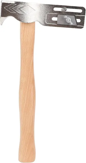 Lightweight Roofing Hatchet, Efficient Carbon Steel Shingling Hammer, Comfortable Wooden Handle, Multifunctional Nail Puller, Higher Stability Striking Power, Wide Application