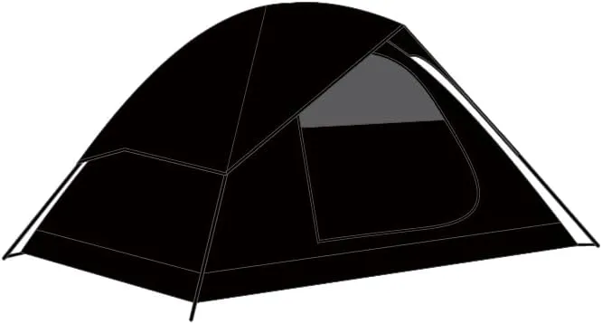 Lightweight Waterproof 2 Person Tent with Big Rain Fly for Camping, Ideal for Backpacking & Outdoor Adventures
