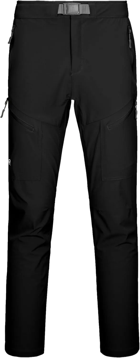 Little Donkey Andy Men's UPF 50 Lightweight Quick Dry Hiking Pants with Zipper Pockets for Outdoor Travel
