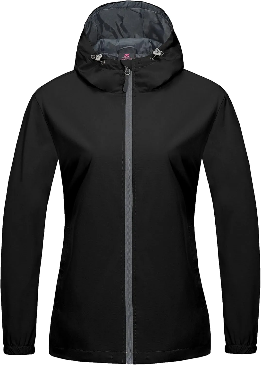 Little Donkey Andy Women's Lightweight Windbreaker Jacket Breathable Windproof Jacket Hiking Running Golf UPF50 
