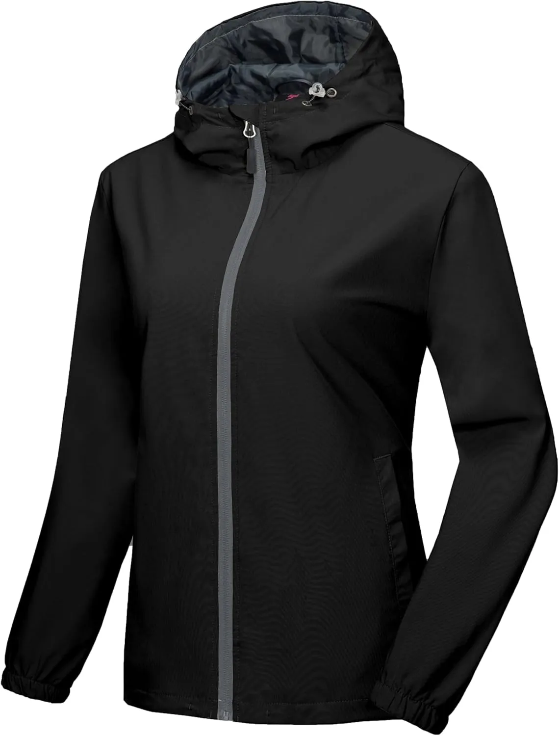 Little Donkey Andy Women's Lightweight Windbreaker Jacket Breathable Windproof Jacket Hiking Running Golf UPF50 