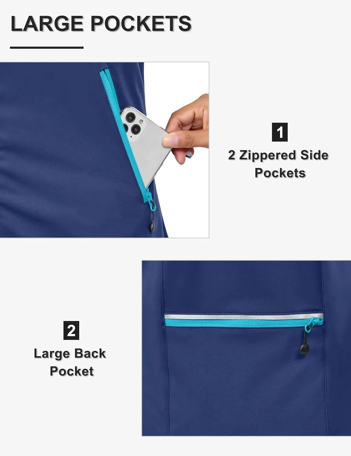 Little Donkey Andy Women's Short Sleeve Jacket Windproof Lightweight Vest for Golf Hiking Running