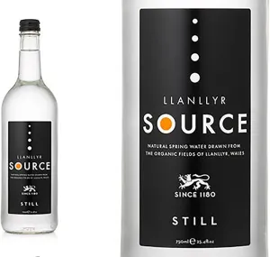 Llanllyr Source (Still) Natural Spring Water, 25.4 fl oz (12 Glass Bottles)