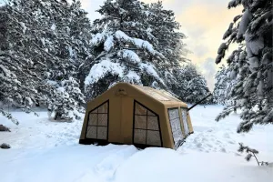 London MAXIA 480 14-Person Tent – Luxury Inflatable, Waterproof & UV Resistant, Perfect for 4-Season Camping, Easy Setup