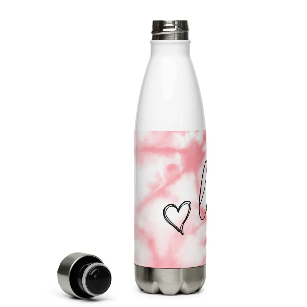 Love Stainless Steel Water Bottle