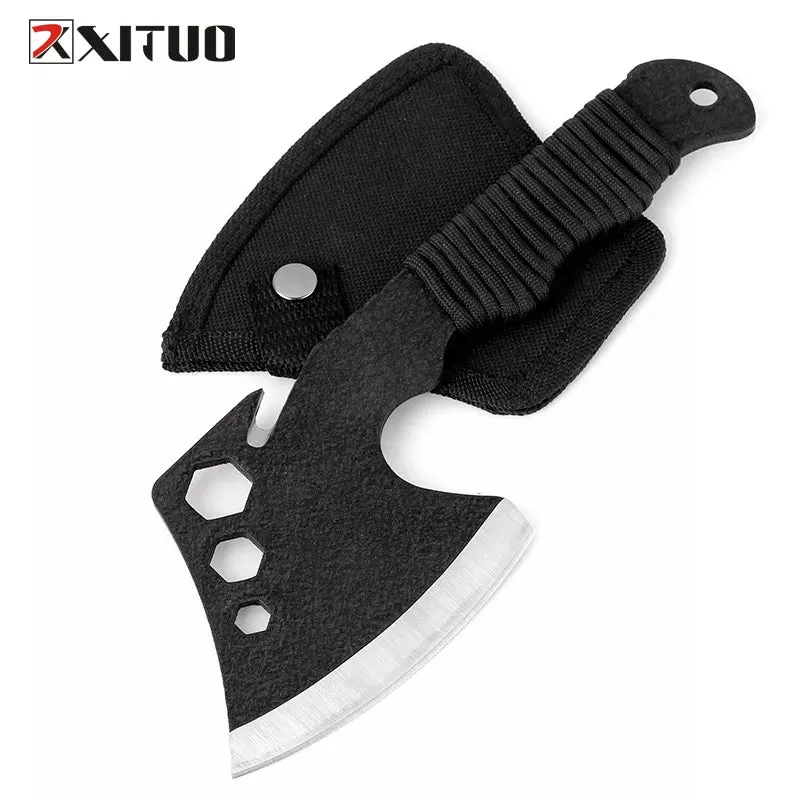 Lowest price Multi-purpose ax Sharp Survival tomahawk axes hatchet camping survive axe Boning Knife Chopping meat Bones EDC tool