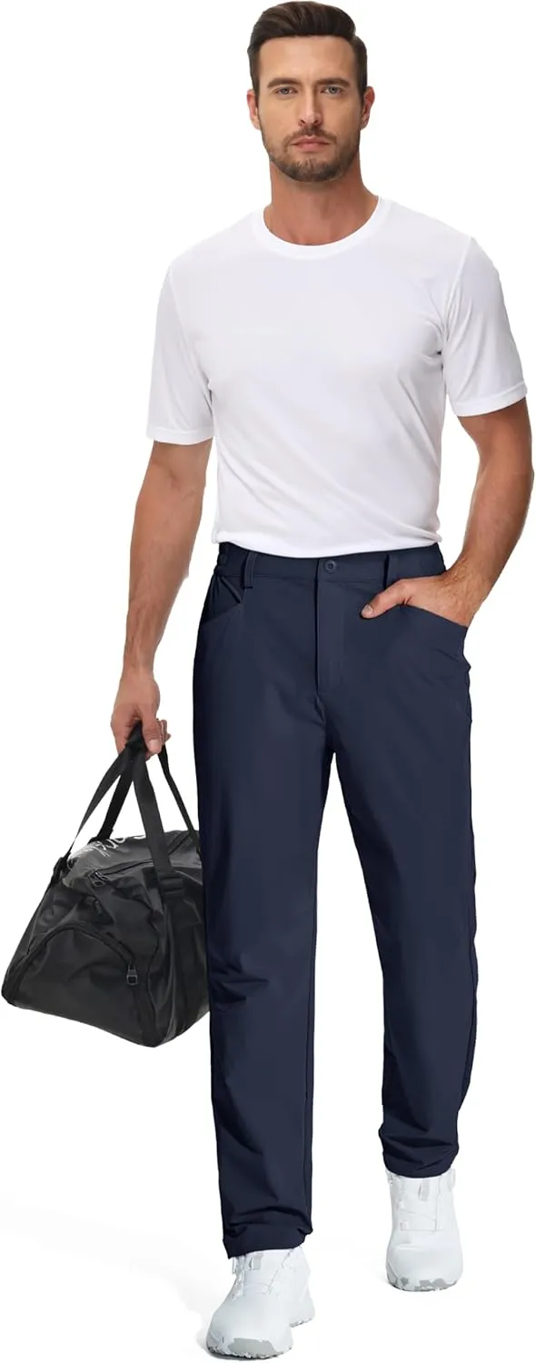 MAGCOMSEN Men's Lightweight Hiking Pants with 4 Pockets Water Resistant Quick Dry Fishing Travel Work Outddoor Pants