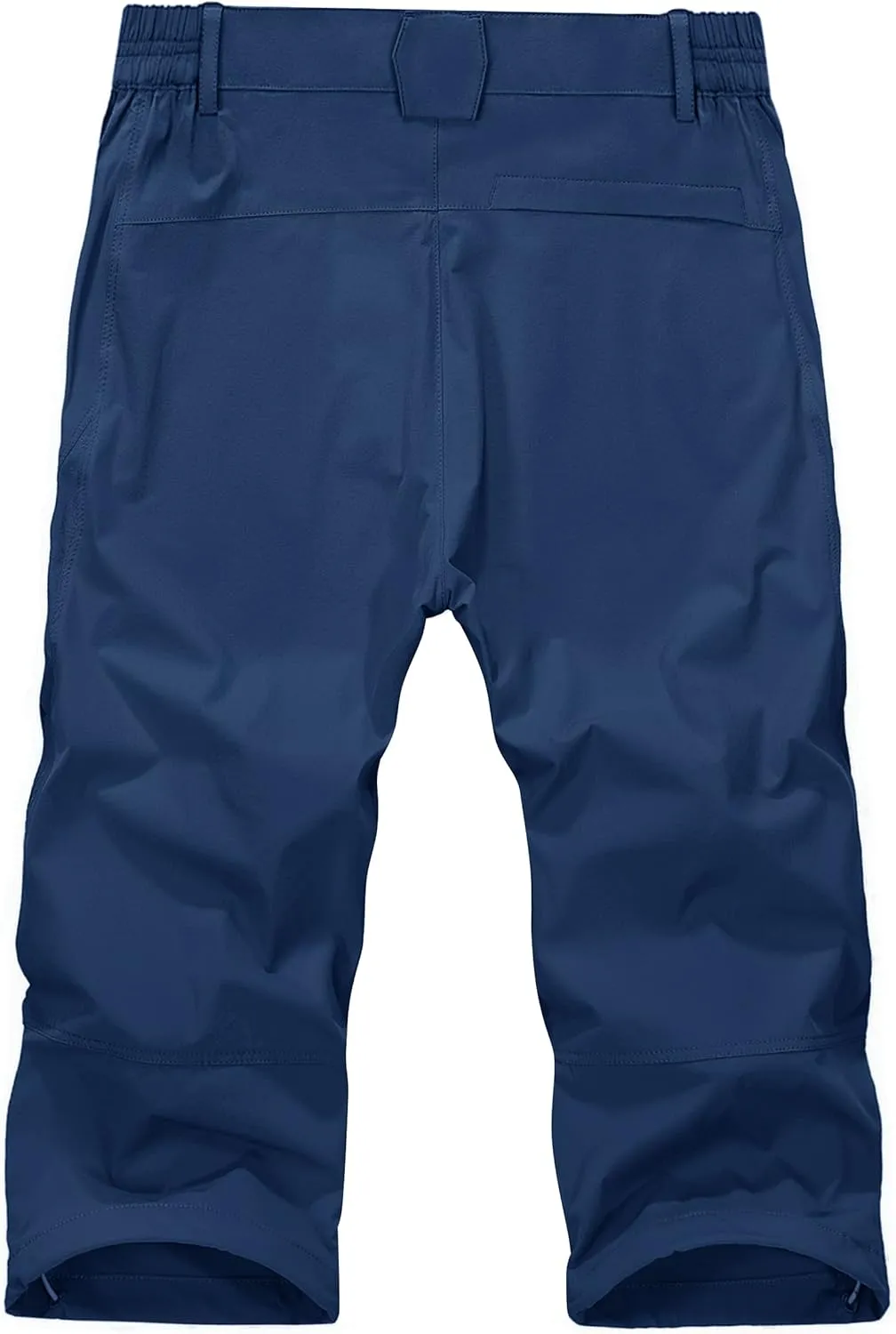 MAGNIVIT Men's 3/4 Capri Pants Below Knee Quick Dry Lightweight Hiking Cargo Long Shorts(No Belt)