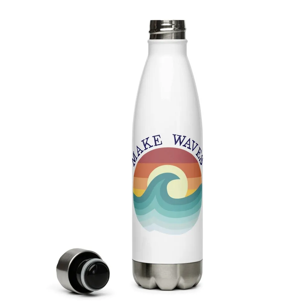 Make Waves Stainless Steel Water Bottle